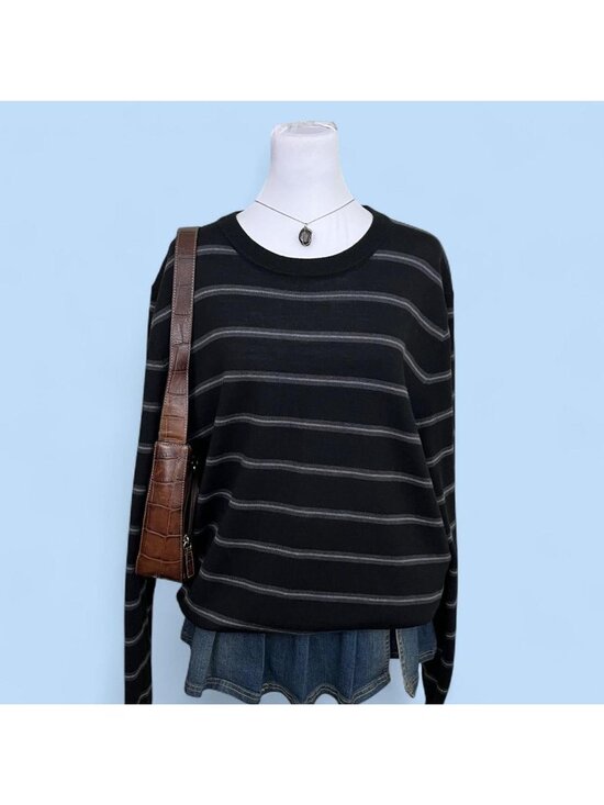 Calvin Klein Other - striped emo alt skater grunge light weight sweater